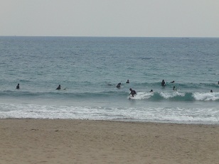 インサイド寄りの力無いウネリですな