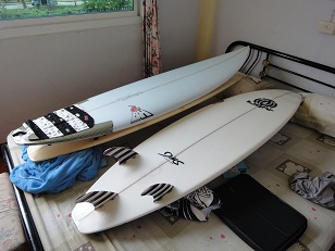 僕のサーフボード達