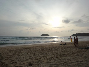 2011年6月29日プーケットカタビーチの夕日