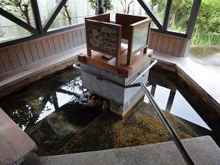 無料の足湯がある弓ヶ浜近くの「道の駅」