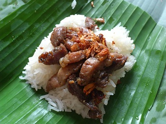 カオニャオと豚肉炒め