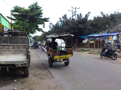 馬車が現役で走ってます