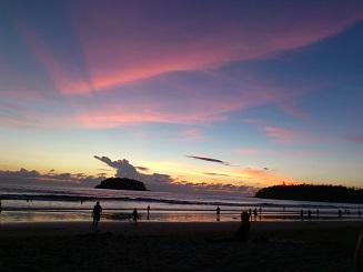 プーケットの夕焼け