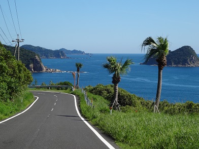 日南から恋ヶ浦への道中にて