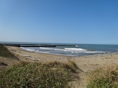 石川のとあるサーフィンポイント河口