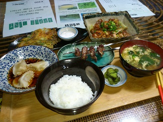 カントリーフィールドの夕食