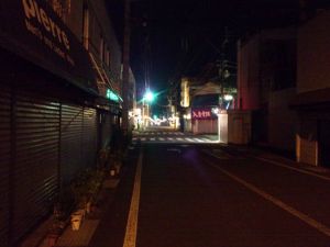 中村市街の国道