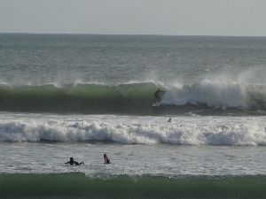 サイズの上がったオベロイサーフィンポイント