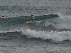 オベロイで波乗り