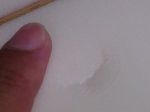 サーフボードのクラッシュ