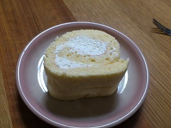 手作りロールケーキ