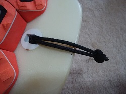 間違ったリーシュコードの結び方