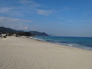 白浜サーフィンポイントの左