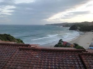 多々戸浜に一番近いホテルからの眺め