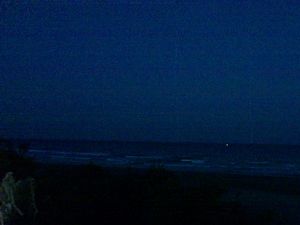 金ヶ浜サーフィンポイントの夜