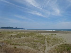 小倉ヶ浜サーフィンポイントの左