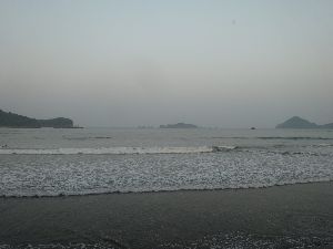 大堂津サーフィンポイントの正面の写真