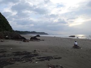 双海サーフィンポイントの左