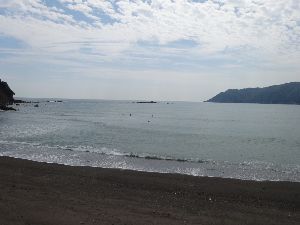 久礼大野サーフィンポイントの正面