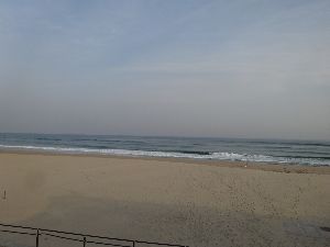 波子サーフィンポイントの正面