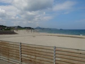 黒松サーフィンポイントの左