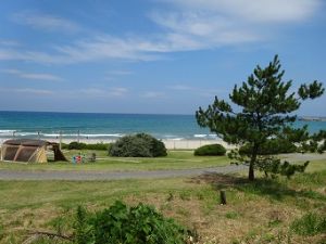 千畳サーフィンポイントの真ん中