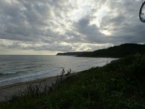 井出ヶ浜サーフィンポイントの真ん中辺り